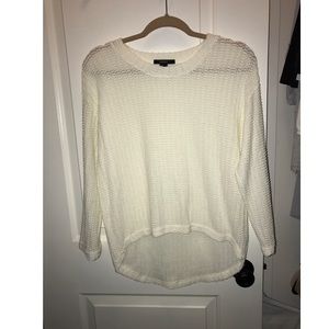 White Knit Top